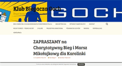 Desktop Screenshot of klubbiegaczagoch.pl